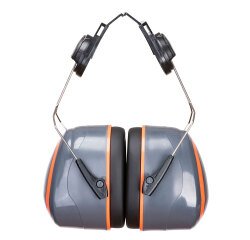 Portwest PW62 HV Extreme gehoorbeschermer op helm gemonteerd Gris/Orange