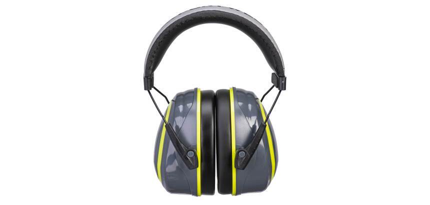 Portwest PW73 Casque anti-bruit HV Extreme Gris/Jaune