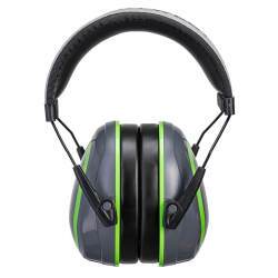 Portwest PW72 HV Extreme Ear Defenders Basso Gris /Vert