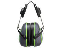 Portwest PW75 Orejeras HV Extreme Low Clip-On Gris /Vert