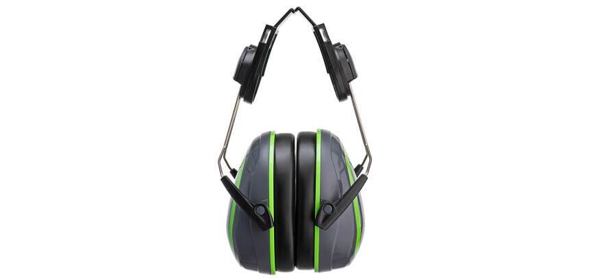 Portwest PW75 Casque anti-bruit HV Extreme Gris /Vert