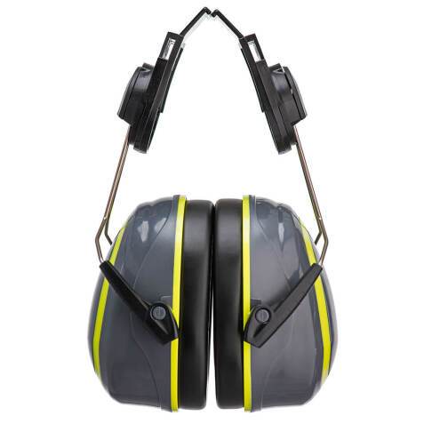 Portwest PW76 Casque anti-bruit HV Extreme clipsable Gris/Jaune