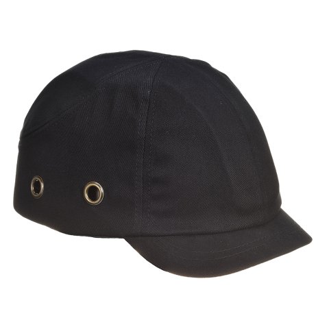 Portwest PW89 Casco contra golpes con visera corta Short Peak Noir
