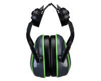 Portwest PW03 Coquilles anti-bruit HV Extreme Bas Gris /Vert