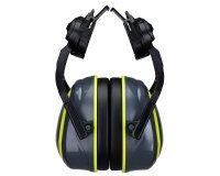 Portwest PW04 Coquilles anti-bruit HV Extreme clipsable Gris/Jaune