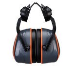 Portwest PW05 Coquilles antibruit HV Extreme avec fixation haute sans métal Gris/Orange