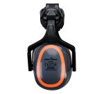 Portwest PW05 Coquilles antibruit HV Extreme avec fixation haute sans métal Gris/Orange