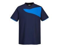 Portwest PW211 T-shirt Bicolore Cotton Comfort Hi-Vis