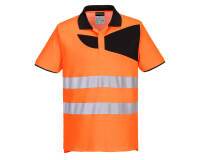 Portwest PW212 Polo PW2 de alta visibilidad de manga corta