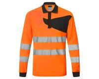 Portwest PW220 Polo de alta visibilidad PW2 Hi-Vis, de manga larga