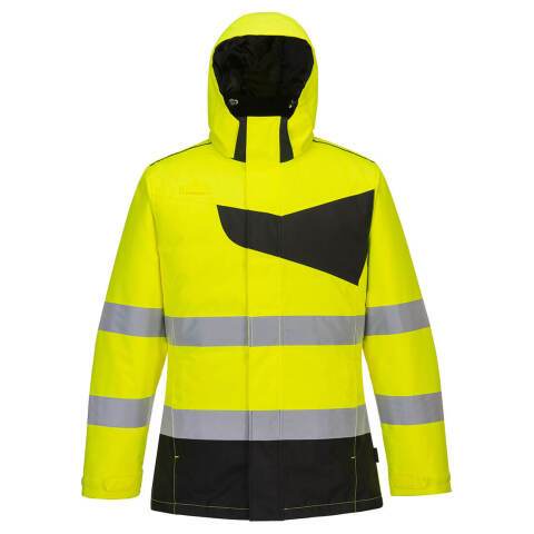 Portwest PW261 Chaqueta PW2 de alta visibilidad Winter Jaune/Noir - Talla XXXL