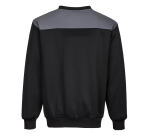 Portwest PW273 Sweat-shirt ras du cou PW2 Noir/ Zoom Gris - Taille L