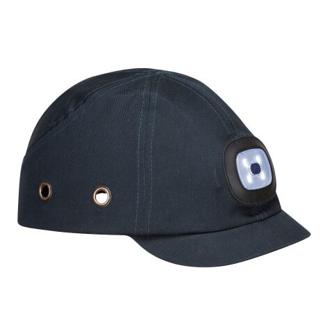 Portwest PW29 Casquette antichoc à LED rechargeable par USB Marine