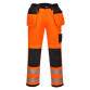 Portwest PW306 Pantalón elástico de alta visibilidad PW3 con bolsillos de pistolera