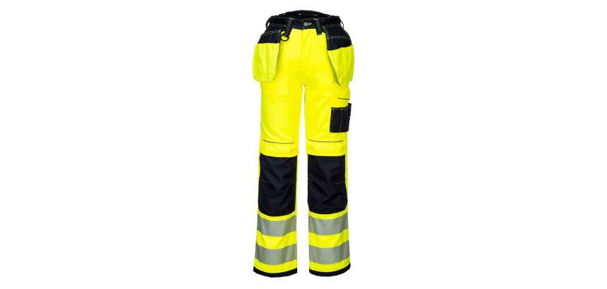 Portwest PW306 Pantalone PW3 Hi-Vis Stretch Holster