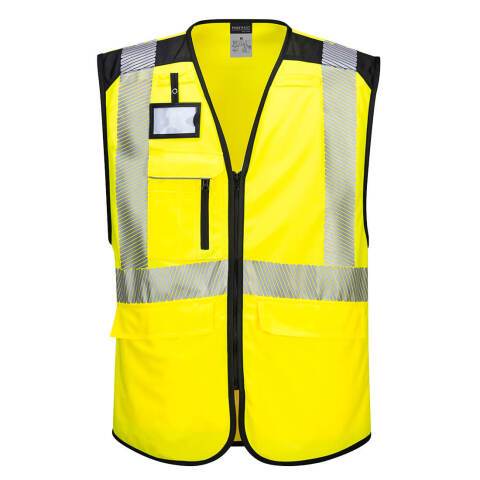 Portwest PW309 Chaleco PW3 Executive de alta visibilidad Jaune/Noir - Talla XXXL