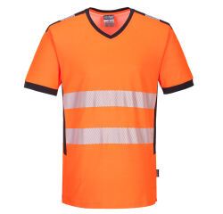 Portwest PW310 T-shirt PW3 con scollo a V Hi-Vis