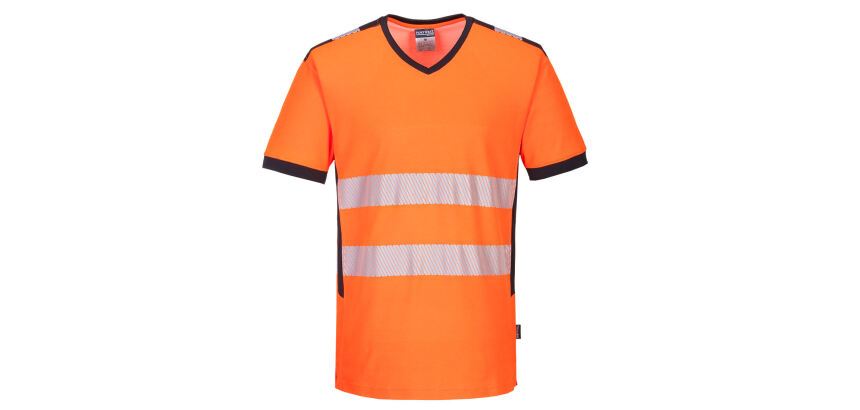 Portwest PW310 T-shirt col V PW3 Hi-Vis