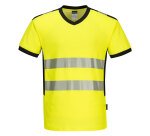 Portwest PW310 Camiseta PW3 de alta visibilidad con cuello en V