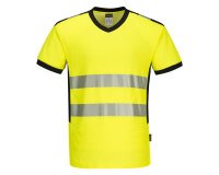 Portwest PW310 Camiseta PW3 de alta visibilidad con cuello en V