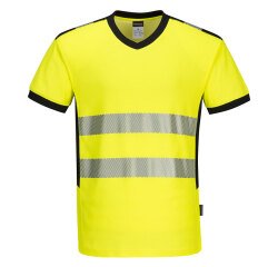 Portwest PW310 Camiseta PW3 de alta visibilidad con cuello en V