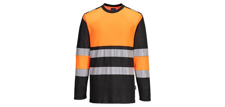 Portwest PW312 PW3 T-Shirt Hi-Vis Classe 1 L/S