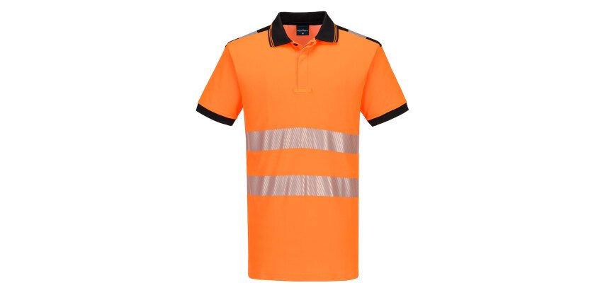 Portwest PW317 PW3 Polo manica corta Cotton Comfort Hi-Vis
