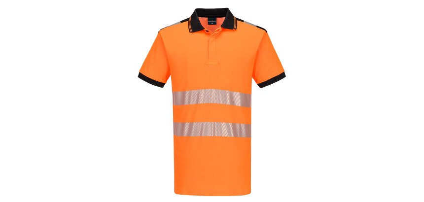 Portwest PW317 PW3 Polo manica corta Cotton Comfort Hi-Vis