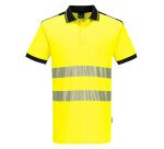 Portwest PW317 Hoog Zichtbaarheids Polo PW3 Katoen Comfort Korte Mouwen