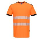 Portwest PW318 T-Shirt PW3 HV MC Cotton Comfort