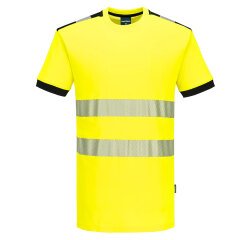 Portwest PW318 T-Shirt PW3 HV MC Cotton Comfort