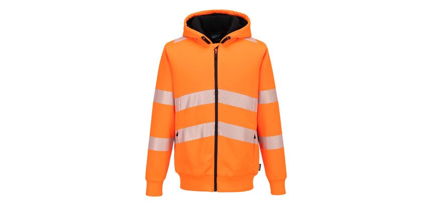 Portwest PW321 Sweat à capuche d'hiver sherpa HV PW3