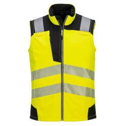 Portwest PW325 Softshell sans manches Hi-Vis (3 couches)