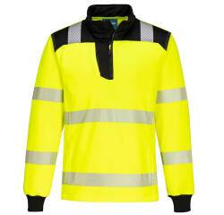 Portwest PW326 PW3 Hi-Vis Sweatshirt met 1/4 rits