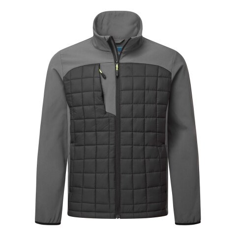 Portwest PW328 Chaqueta PW3 Hybrid Gris Zoom - Talla S