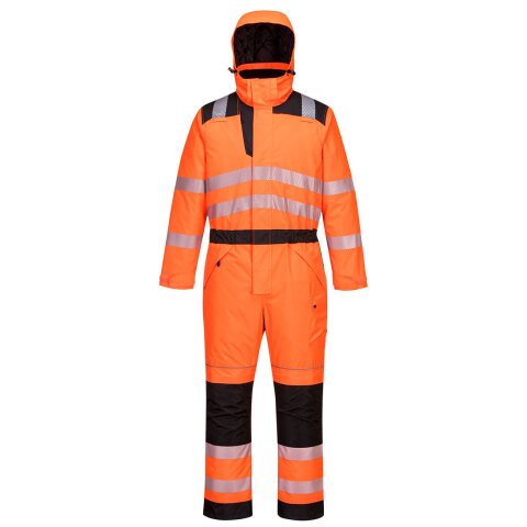 Portwest PW352 Buzo de alta visibilidad PW3 Winter Orange/Noir - Talla XXXL - Estándar