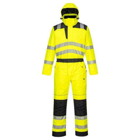 Portwest PW352 Combinaison d'hiver PW3 haute visibilité Jaune/Noir - Taille XL - Standard