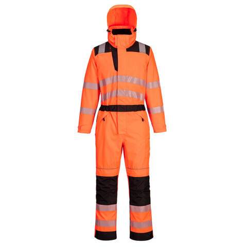 Portwest PW355 Buzo Rain impermeable de alta visibilidad PW3 Orange/Noir - Talla XXXL - Estándar
