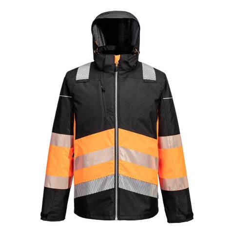 Portwest PW364 Chaqueta PW3 Hi-Vis Class 1 Winter Orange/Noir - Talla XS