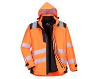 Portwest PW365 Chaqueta 3 en 1 PW3 de alta visibilidad