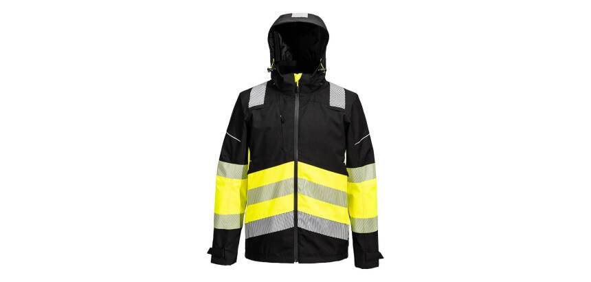 Portwest PW368 PW3 Hi-Vis Klasse 1 extreme Regenjack