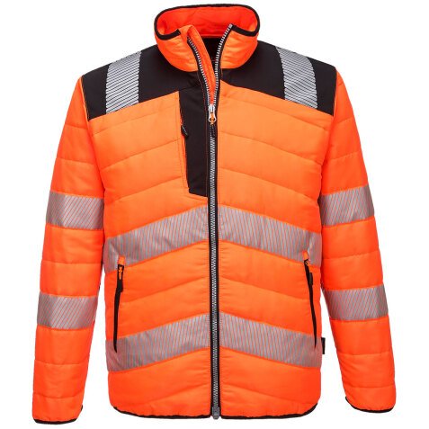 Portwest PW371 PW3 Hi-Vis Baffle Orange/Noir - Taille XXL