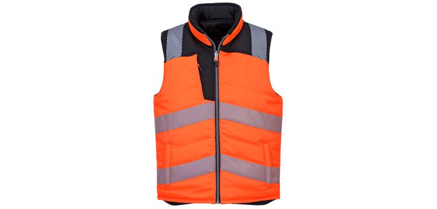 Portwest PW374 High Visibility Reversible Bodywarmer PW3