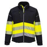 Portwest PW375 Veste Softshell PW3 Haute Visibilité Classe 1 Noir/jaune - Taille M