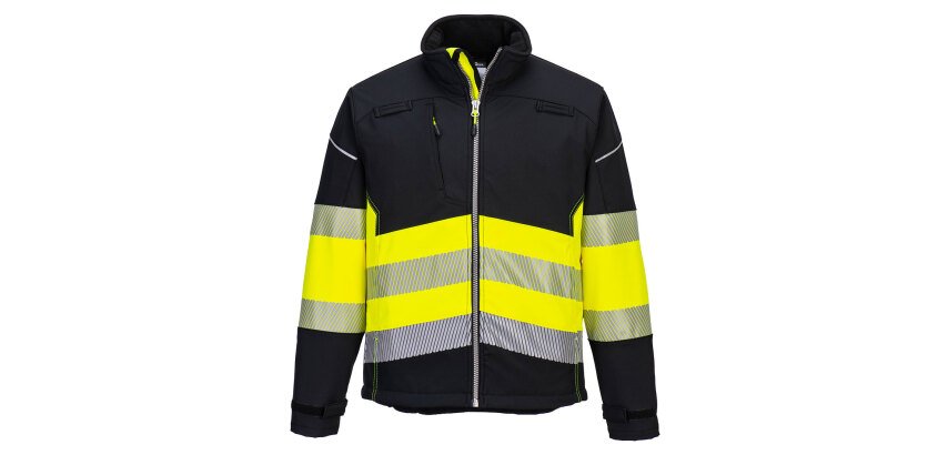 Portwest PW375 Softshell Jacket PW3 High Visibility Class 1