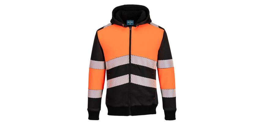 Portwest PW377 Sudadera de clase 1, con cremallera y capucha, PW3 Winter