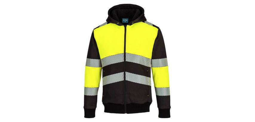 Portwest PW377 Winter-Kapuzenpullover mit Reißverschluss PW3 Klasse 1