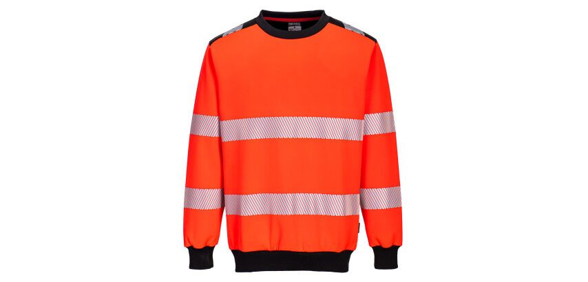 Portwest PW379 Sweat à col rond PW3 haute-visibilité