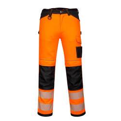 Portwest PW385 Pantalón elástico de trabajo PW3 de alta visibilidad para mujer