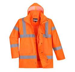Portwest RT60 Giacca Rain Traffic traspirante Hi-Vis